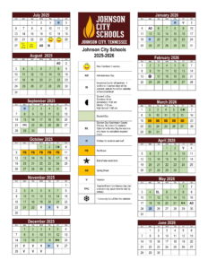 johnson city school calendar