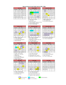 King and Queen County Public Schools CALENDAR