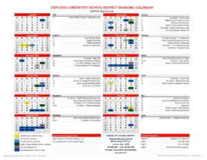 LONDON CITY SCHOOLS OH calendar