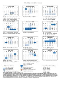 La Center school district calendar