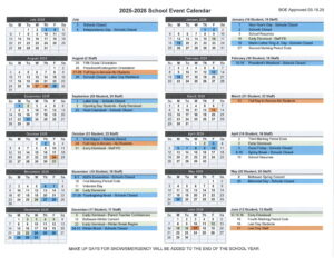 Linwood Public Schools calendar