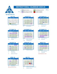 Littleton Elementary School District calendar