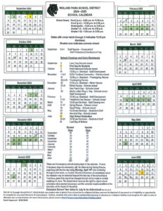 midland park public schools calendar