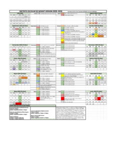 Mount Vernon School District Calendar