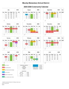 Murphy Elementary School District CALENDAR