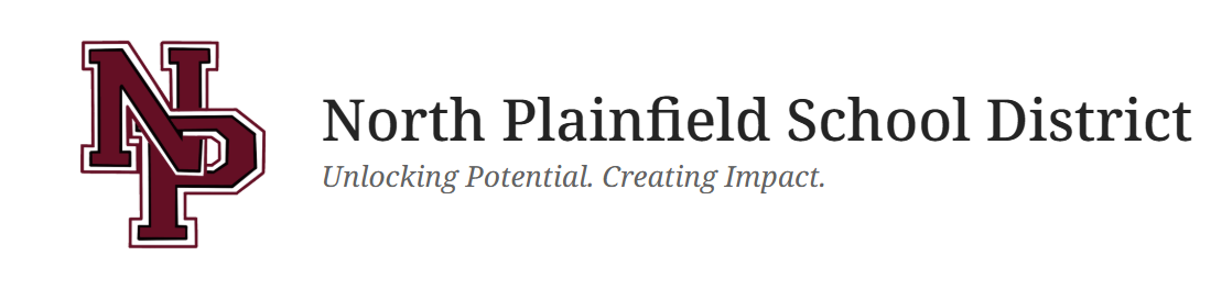 NORTH PLAINFIELD SCHOOL DISTRICT  Calendar 26-27 Updates Logo