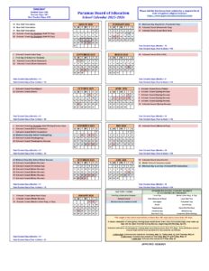paramus public schools calendar