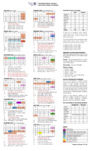 Paterson Public Schools calendar