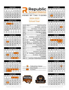 Republic School District WA Calendar
