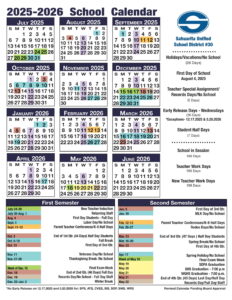 Sahuarita Unified School District calendar