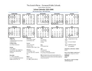 Scotch Plains - Fanwood Public Schools calendar