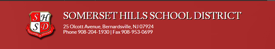 Somerset Hills School District Calendar
