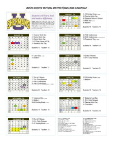 union scioto local school calendar