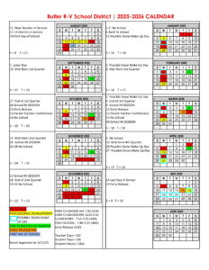 Butler R-V School District CALENDAR