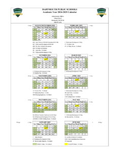 dartmouth public schools calendar