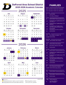 Deforest Area School District CALENDAR