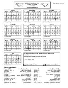 ELDON MO SCHOOL CALENDAR
