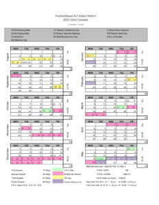 Fredericktown R-1 CALENDAR