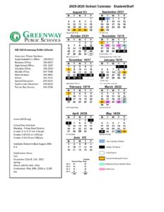 Greenway Public Schools 25-26