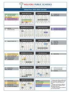 holyoke public schools calendar