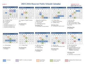 hanover public schools calendar