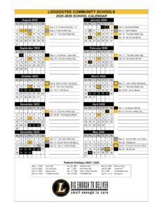 Loogootee community schools calendar