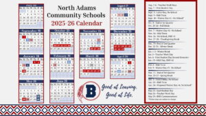 NORTH ADAMS COMMUNITY SCHOOLS calendar