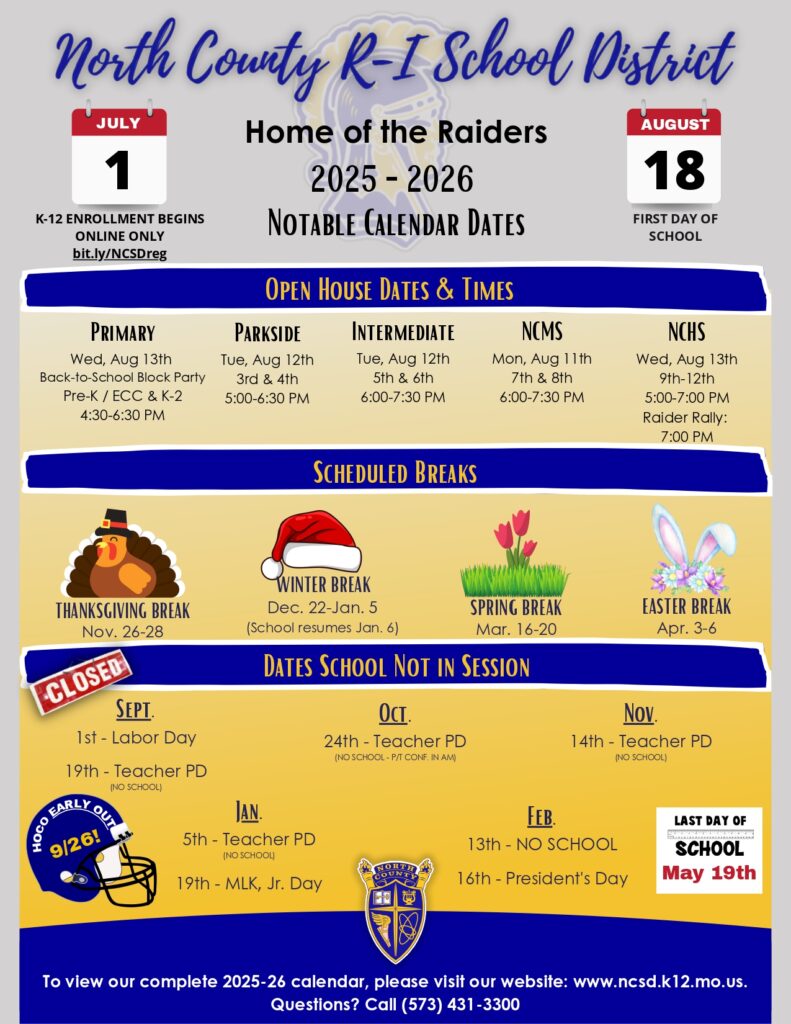 North County R-I School District 25-26