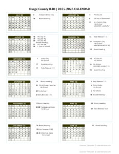 fatima school district calendar