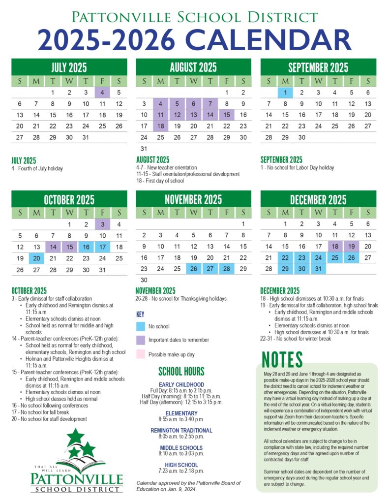 PATTONVILLE SCHOOL DISTRICT 25-26, 1