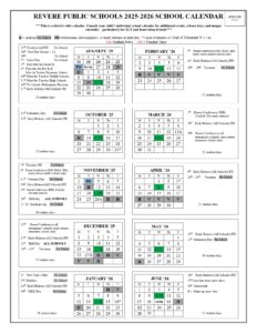 Revere Public Schools ma calendar