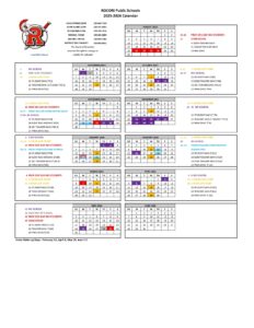 ROCORI Public Schools 25-26 calendar