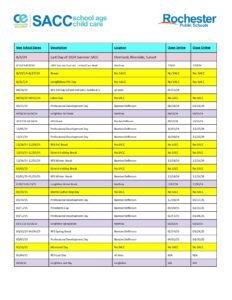 rochester public schools calendar