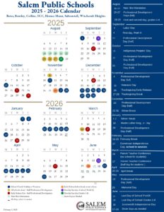 Salem Public Schools Calendar