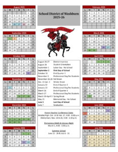 School District of Washburn CALENDAR