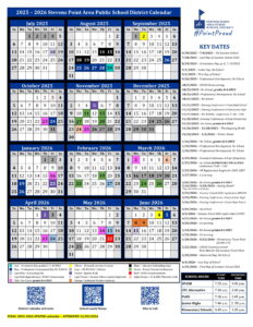 stevens point school calendar