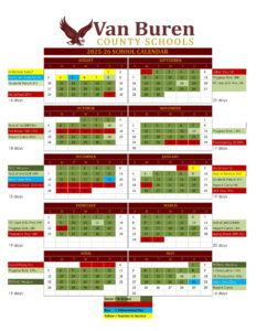 Van Buren County Schools CALENDAR