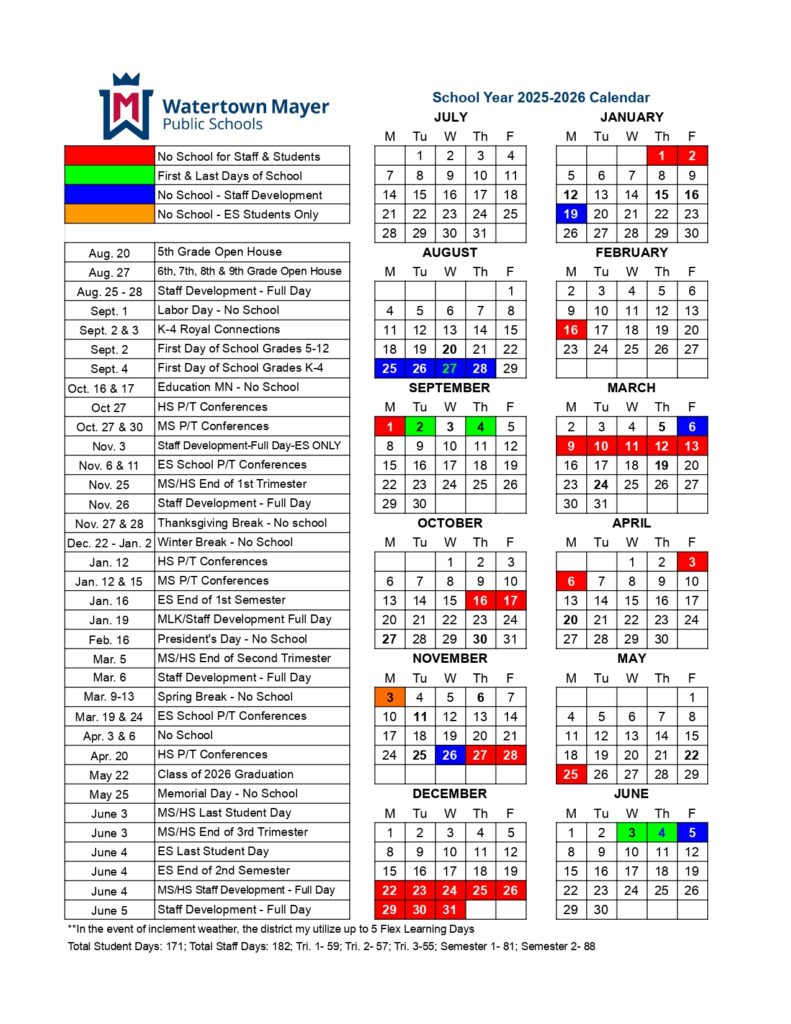 Watertown Mayer Public Schools 25-26