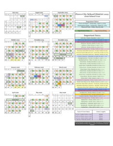 provo city school calendar