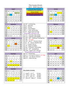 pike county school calendar