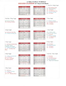 ATOKA PUBLIC SCHOOLS 25-26 calendar