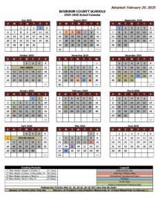 bourbon county schools calendar