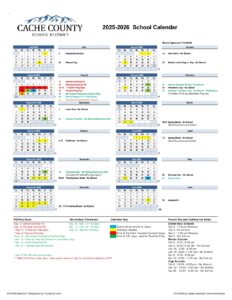 CACHE COUNTY SCHOOL DISTRICT 25-26