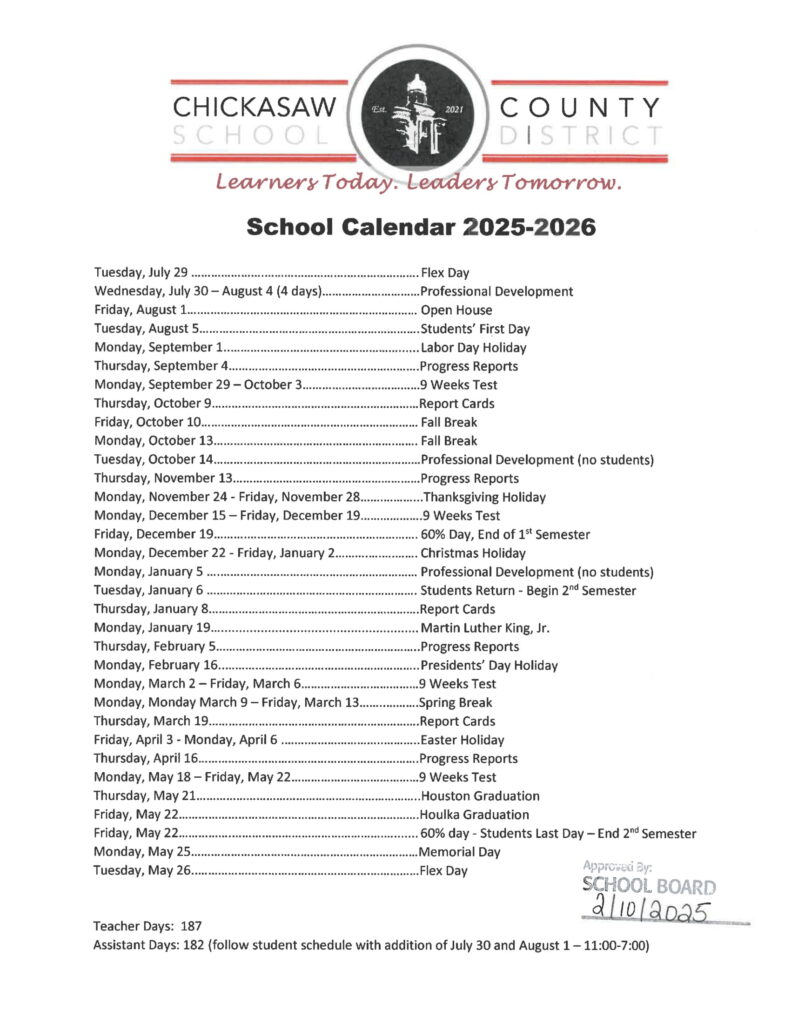 Chickasaw County School District