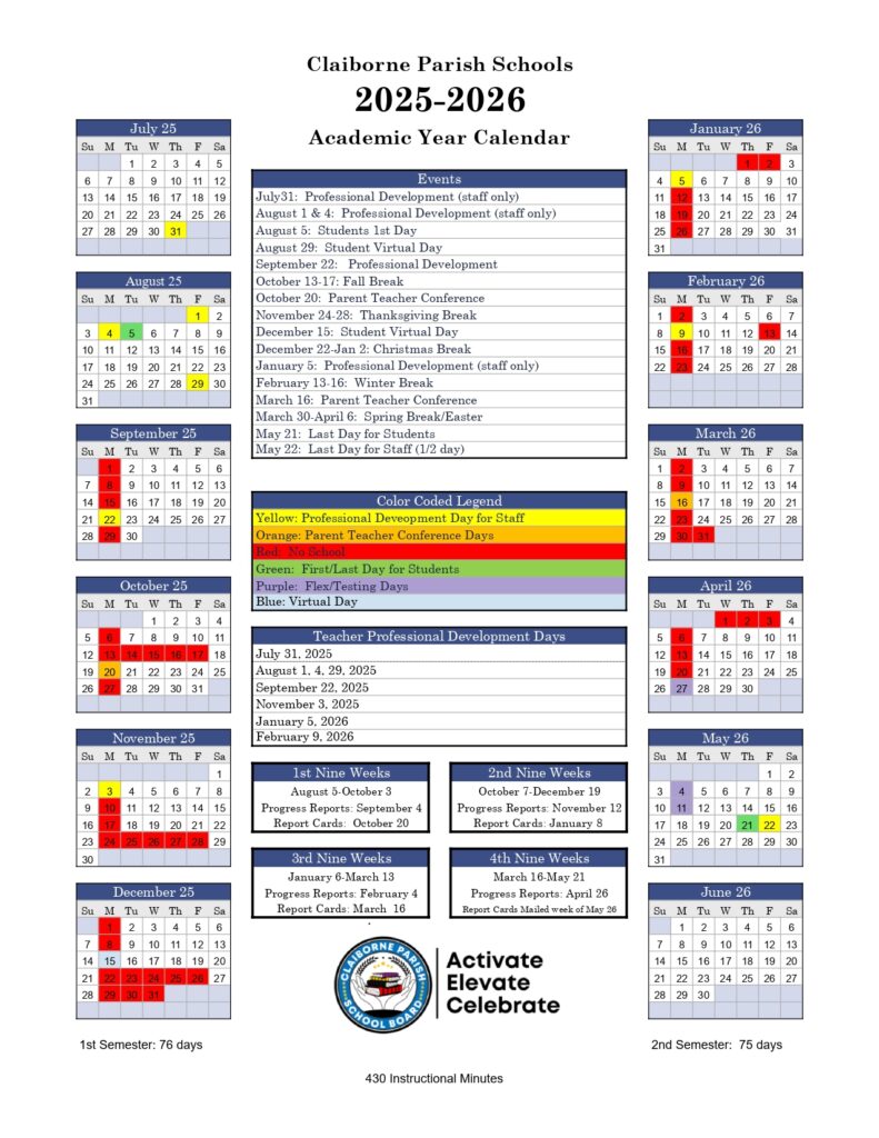 Claiborne Parish Schools 25-26