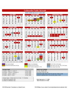 Collinsville Public Schools calendar