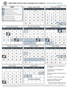 Corvallis School District 25-26, 1 calendar