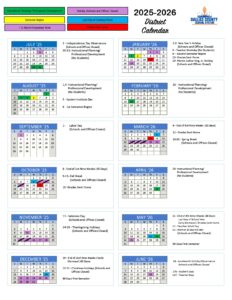 DALLAS COUNTY SCHOOL SYSTEM 25-26 calendar