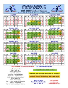 DAVIESS COUNTY PUBLIC SCHOOLS CALENDAR