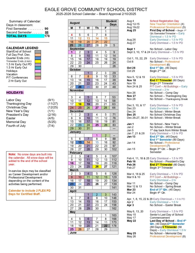 EAGLE GROVE COMMUNITY SCHOOL DISTRICT, 25-26